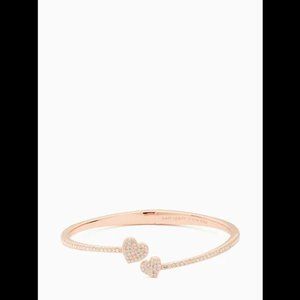 Kate Spade - Yours Truly Pave Open Hinge Cuff Bracelet